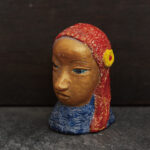 ７２花飾り小１はがき