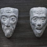 ７４阿吽はがき